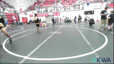 85 lbs Quarterfinal - Granger Howell, Tecumseh Youth Wrestling vs Liam Garcia, Shelton Wrestling Academy