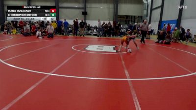 73 lbs Semifinal - James Rosacker, Potamac vs Christopher Snyder, Clearfield