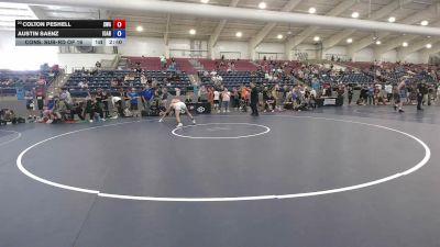 150 lbs Cons. Sub-rd Of 16 - Colton Peshell, Sanderson Wrestling Academy vs Austin Saenz, Idaho