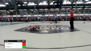 69-76 lbs Round 1 - Ashtyn Copley, Backyard Brawlers Midwest vs Creed Cole, Mattoon Youth WC