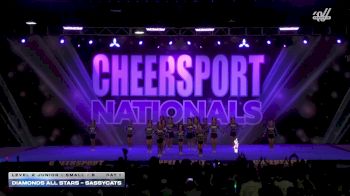 Diamonds All-Stars - Sassy Cats [2026 L2 Junior - Small - B Day 1] 2026 CHEERSPORT National All Star Cheerleading Championship