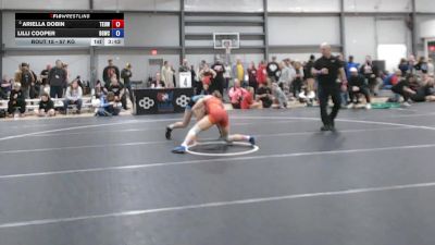 57 kg Champ. Rd Of 16 - Ariella Dobin, Toss Em Up Wrestling Academy vs Lilli Cooper, Big Game Wrestling Club