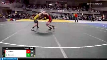 102 lbs Quarterfinals (8 Team) - Jordan Rannow, HLWW vs Eli Gaffke, Pierz