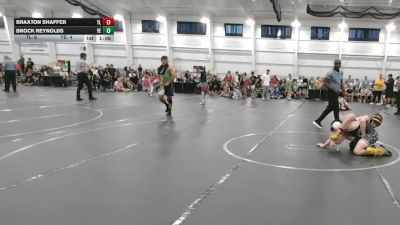 113 lbs Round 1 (4 Team) - Brock Reynolds, Youngstown Elite vs Braxton Shaffer, Top Level