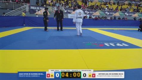 ARTHUR LEAL DE OLIVEIRA SILVA vs JOAO VITOR DE OLIVEIRA DO ESPÍRI 2026 FPJJ Circuito Paulista GI Etapa 3