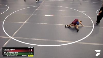 67 lbs Cons. Round 5 - J.a.x. Bierschenk, Wayzata Youth Wrestling vs Leo Vazquez, Minnesota