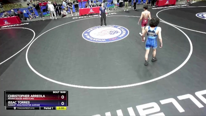 113 lbs Cons. Semi - Christopher Arreola, Rough House Wrestling vs ...