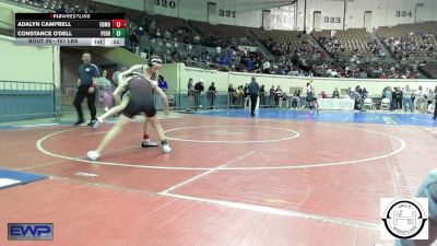 101 lbs Consi Of 32 #2 - Adalyn Campbell, Edmond North vs Constance O'dell, Perry Girls Wrestling Club