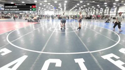 170 lbs Round Of 32 - Jackson Love, OH vs Ryan Thompson, NC