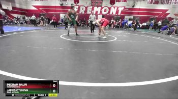 144 lbs Quarterfinal - Pedram Raufi, Independence vs James Otuhiva, Palo Alto Hs