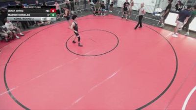 126 lbs Cons. Round 3 - Lenix Ortiz, Pounders Wrestling Club vs Martin Ornelas, LB Poly