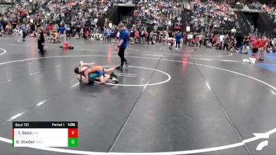 85-92 lbs Quarterfinal - Tanner Reed, Bellevue vs Bryton Stalder, Southern Valley Wrestling