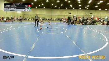 43 lbs Rr Rnd 2 - Canton Cargill, Powerhouse Elite 9U vs Sawyer Watts, Team Savage 9U