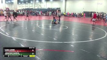 126 lbs Round 4 (16 Team) - Jeremiah Garcia, Dog Pound Wrestling Club vs Luka Lehre, Team Michigan Blue - DEV