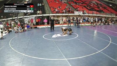 95-100 lbs Champ. Round 3 - Micah Norris, Nevada vs Chaya Palomo, Oregon
