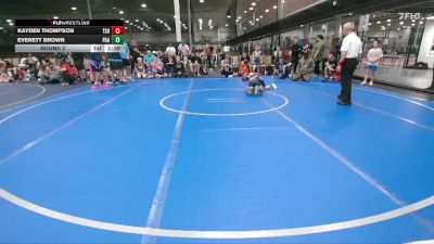 64 lbs Round 2 - Everett Brown, PA Alliance vs Kayden Thompson, Tri State Hammers