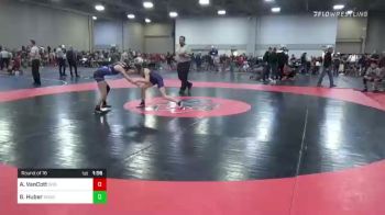 100 lbs Round Of 16 - Addyson VanCott, Stansbury vs Grace Huber, Douglas County