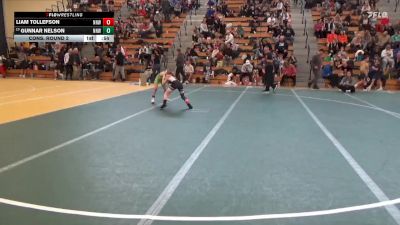 70 lbs Cons. Round 2 - Gunnar Nelson, No Nonsense Wrestling vs Liam Tollefson, No Nonsense Wrestling