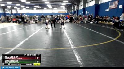 49 lbs Cons. Round 2 - Graham Smith, Middleton Wrestling Club vs Skyler Nield, Hawk Wrestling Club