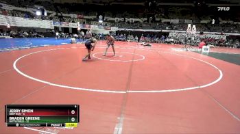 126 lbs Quarters & Wb (16 Team) - Jerry Simon, Deep Run vs Braden Greene, Battlefield