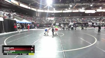 98 lbs Champ. Round 1 - Rocco White, Couer D Alene vs Ryker Layn, Homedale