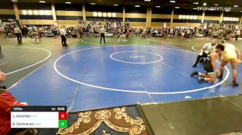 126 lbs Consi Of 16 #1 - Jonathan Sanchez, El Modena HS vs Aaron Contreras, Pounders WC