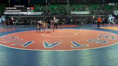 1A-4A 190 Champ. Round 2 - Layton Pohl, New Hope HS vs Cooper Whorton, Alexandria HS