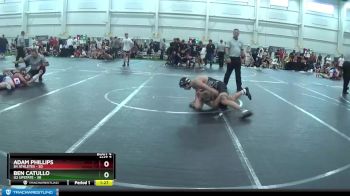 130 lbs Round 1 (10 Team) - Adam Phillips, 84 Athletes vs Ben Catullo, U2 Upstate