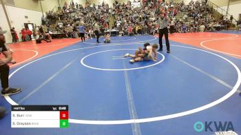 Quarterfinal - Silas Burr, Jenks Trojan Wrestling Club vs Silas Grayson, Brushy Wrestling Club