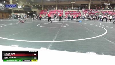 55 lbs Cons. Round 4 - Adley Roat, Hoisington vs Brylee Dent, Salina