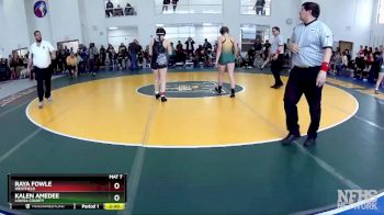 138 lbs Champ. Round 2 - Kalen Amedee, Louisa County vs Raya Fowle, Westfield