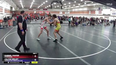 138 lbs Round 2 - Colton Kelley, Cornerstone Wrestling Club vs Gabriel Foster, GI Grapplers