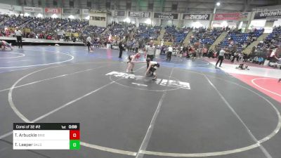 85 lbs Consi Of 32 #2 - Travis Arbuckle, Brighton WC vs Travis Leeper, Bald Eagle WC