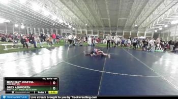 59 lbs Semifinal - Brantley Druffel, Lionheart WC vs Drex Ashworth, Iron County Wrestling Academy