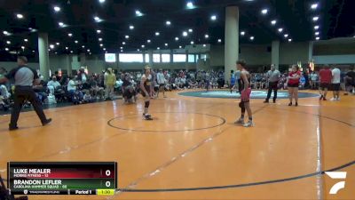 108 lbs Champ Round 1 (16 Team) - Luke Mealer, Morris Fitness vs Brandon Lefler, Carolina Hammer Squad