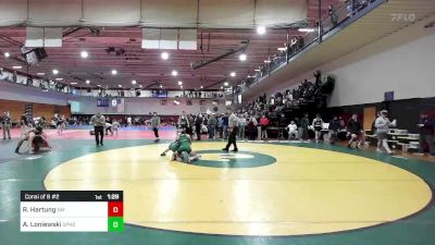 132 lbs Consi Of 8 #2 - Ryan Hartung, New Milford vs Andrew Loniewski, South Plainfield