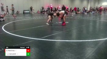 126 lbs Semifinal - Jackson Hemphill, Florida vs Derick Martinez, US Territory