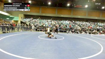 100 lbs Semifinal - Esperanza Gallegos, Volcano Vista vs Katie Zimmerman, Hillcrest