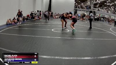 132 lbs Round 5 (8 Team) - Rachel Plata, Buccaneers WC vs Sophieann Brown, Full Circle