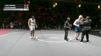 6A 285 lbs 1st Place Match - Liam Campbell, Lewisville Flower Mound vs Jacob Ramirez, Grand Prairie