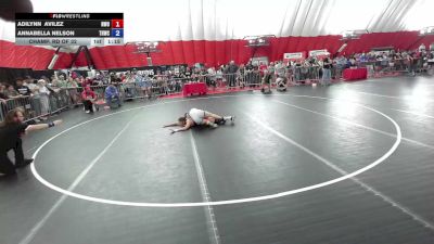 135 lbs Champ. Rd Of 32 - Adilynn AVILEZ, NWO vs Annabella Nelson, Trophy Hunters Wrestling Club