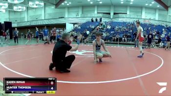 145 lbs Quarterfinal - Kaden Inman, IL vs Hunter Thomson, MI