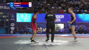 53 kg 1/2 Final - Natsumi Masuda, Japan vs Abigale Rose Cooper, United States