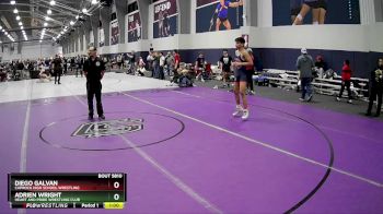 132 lbs Cons. Round 5 - Diego Galvan, Caprock High School Wrestling vs Adrien Wright, Heart And Pride Wrestling Club
