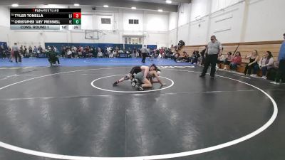 161 lbs Cons. Round 1 - Tyler Tonella, Los Gatos vs Christopher `joey` Pressnell, Fremont (Sunnyvale)