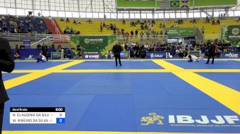 WILLIAM RIBEIRO DA SILVA vs NIVALDO CLAUDINO DA SILVA NETO 2024 Brasileiro Jiu-Jitsu IBJJF