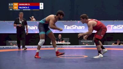 92 kg Round 2 -  Zahid Valencia, USA vs Denys Sahaliuk, UKR