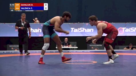 92 kg Round 2 -  Zahid Valencia, USA vs Denys Sahaliuk, UKR