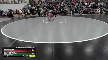 55 lbs Quarterfinal - Levi Foster, JC Youth Wrestling vs Liam Zientara, Nixa Wrestling