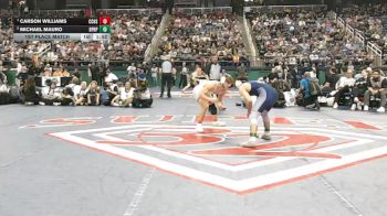 1A/2A 157 1st Place Match - Carson Williams, Chatham Central High School vs Michael Mauro, Bradford Prep